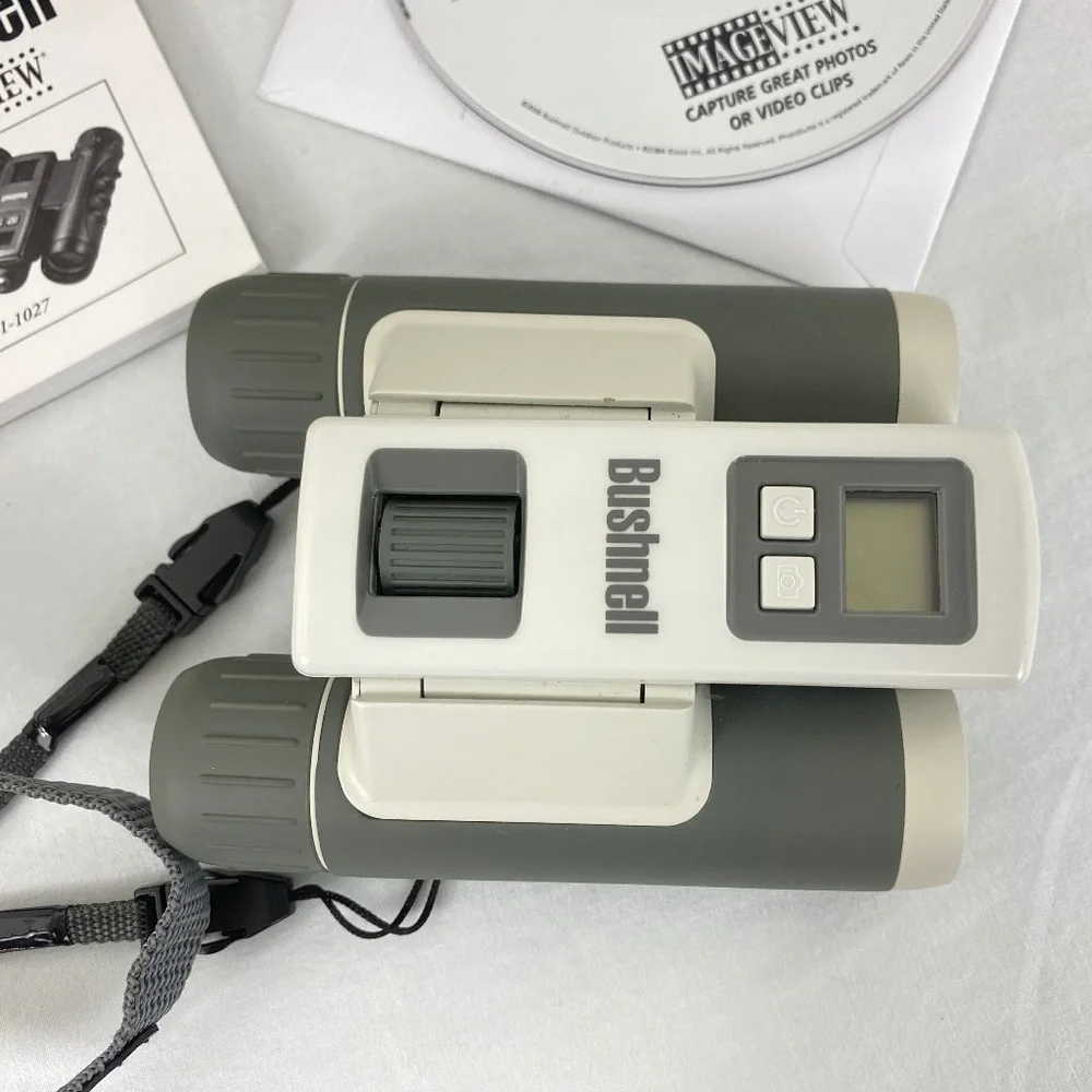 2006 Bushnell Imageview Binocular and Digital Camera #11-1026 + Accessories